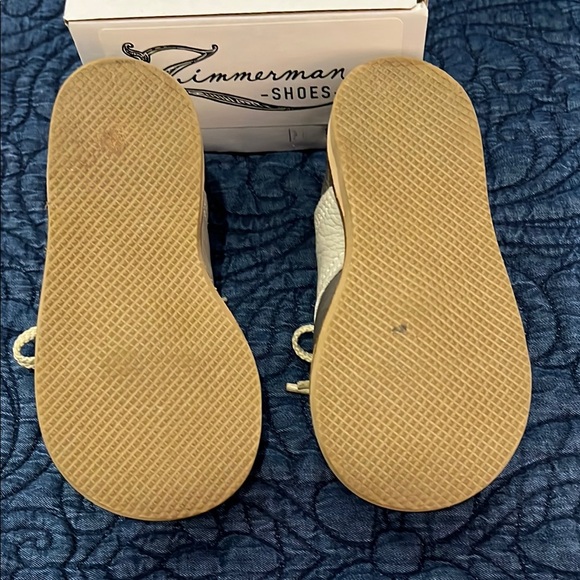 Zimmermann Dress Shoes Gray and Cream Classic Design - Picture 5 of 5